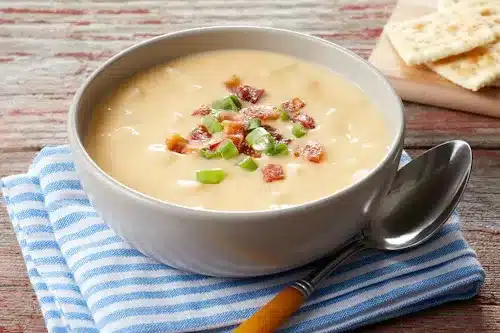 CHEDDAR BAKED POTATO SOUP