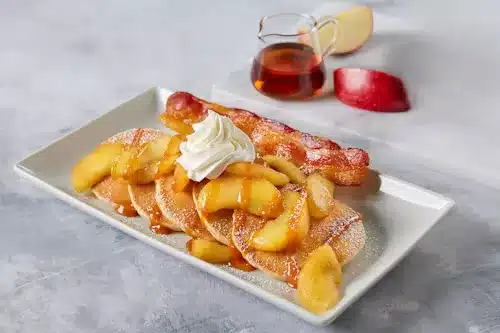 Kids Caramel Apple Pancakes
