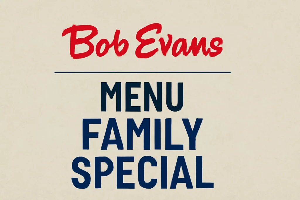 View Full Menu: Bob Evants