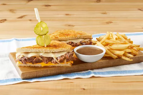 DOUBLE CHEESE POT ROAST DIP