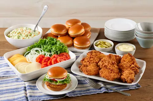 Hand-Breaded Chicken Bar
