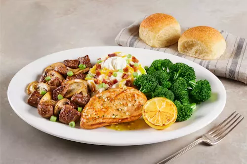 Lemon Garlic Chicken & Steak Tips Combo
