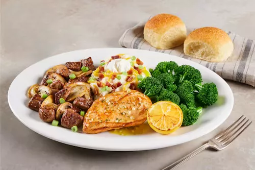 Lemon Garlic Chicken & Steak Tips Combo
