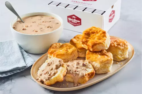 Sausage Gravy & Biscuits
