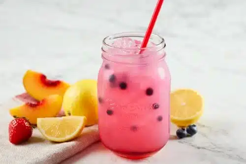 Peach Berry lemonade
