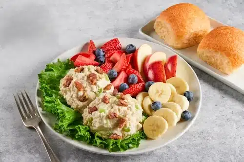 Chicken Salad Fruit Plate