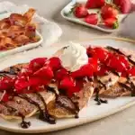 Chocolate Strawberry Hotcakes Combo
