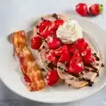Kids Chocolate Strawberry Pancakes