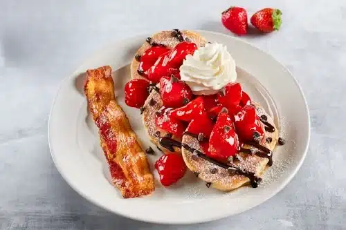 Kids Chocolate Strawberry Pancakes
