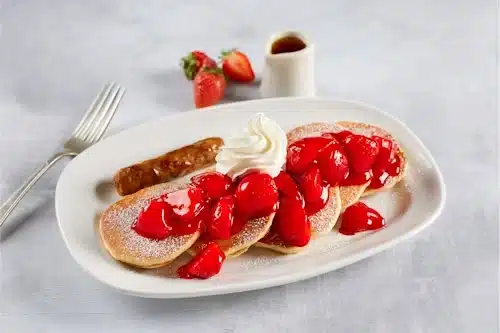 Kids Fresh Strawberry Pancakes
